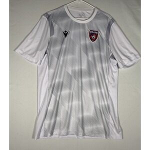 NWT Macron Miami FC Football Club Soccer Jersey Men's 3XL Gray Rodders Shirt